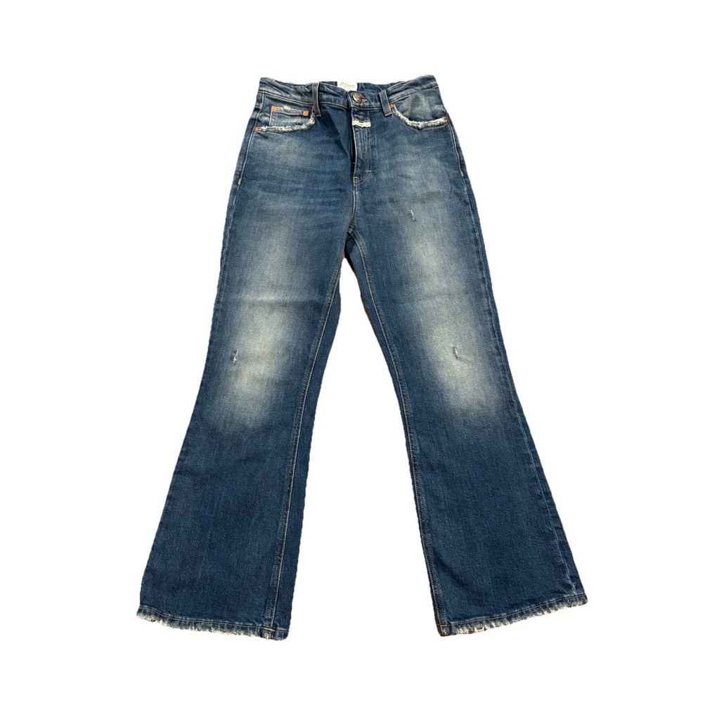 Closed Hi-Sun High Rise Cropped Flared Jeans Womens Sz 26 Slim Fit‎ Sustainable